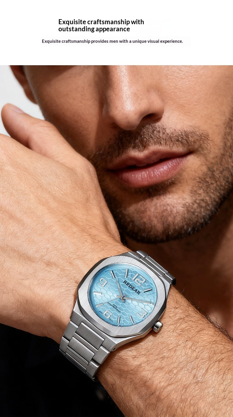Mens Watch With Japanese Movement Non-mechanical Water-resistant