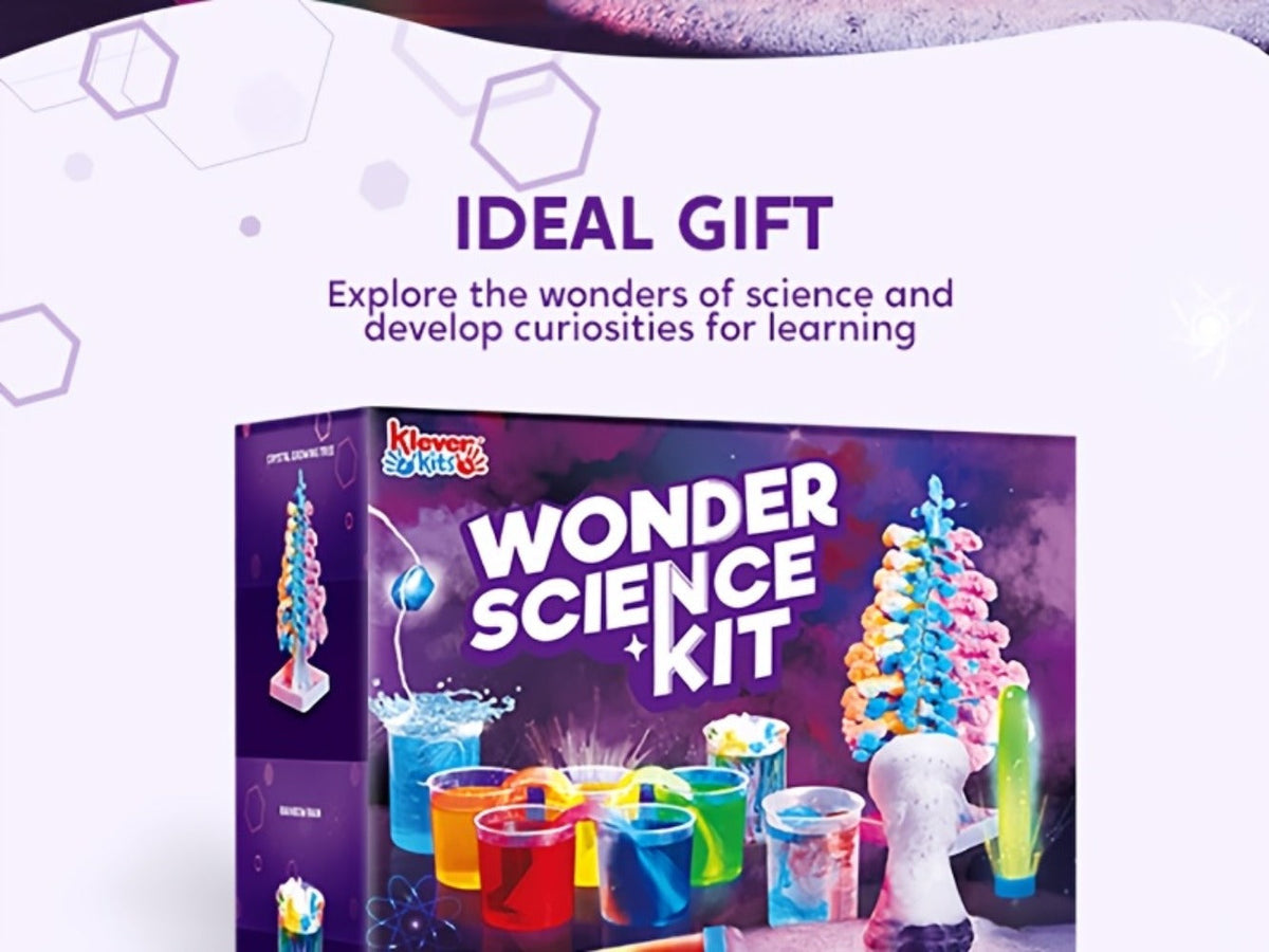 STEM Science Kit for Kids 50+ Experiments, Crystal Tree Growing Kit, Lava Lamp, Volcano Chemistry Set — image 11
