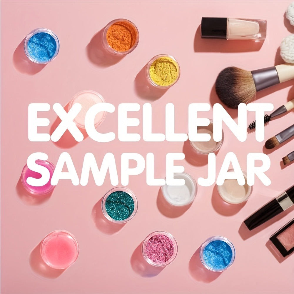 Mini Cosmetic Containers with Lids 60 Pack – 5g Small Round Plastic Sample Jars for Travel, Lip Balm, Lotion, Cream & DIY Bea