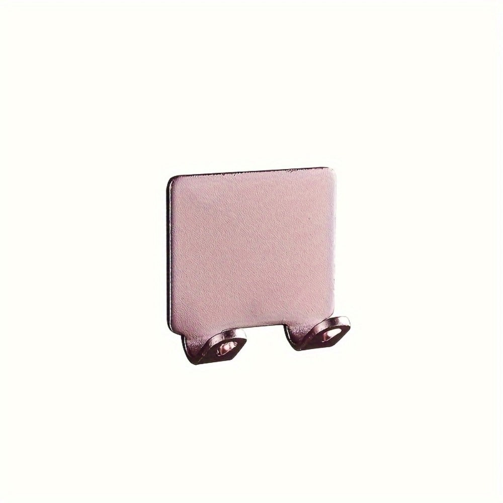 Wall-Mounted Razor Holder 5-Piece Set with Twin Hooks, Adhesive Backing and Silver or Black Options — image 9