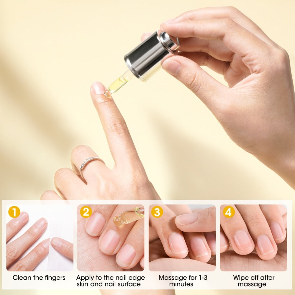 Cuticle Oil Treatment Set 2pcs 0.68oz Each Nourishing Hydrating – Moisturizer for Dry Cracked Cuticles & Brittle Nails — imag