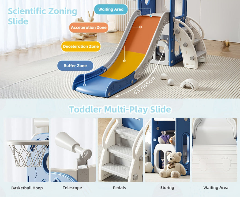 Toddler Slide & Climber Playset L-Shaped Indoor Outdoor Playground with the Listed Color, Size or Set Options for Everyday Us
