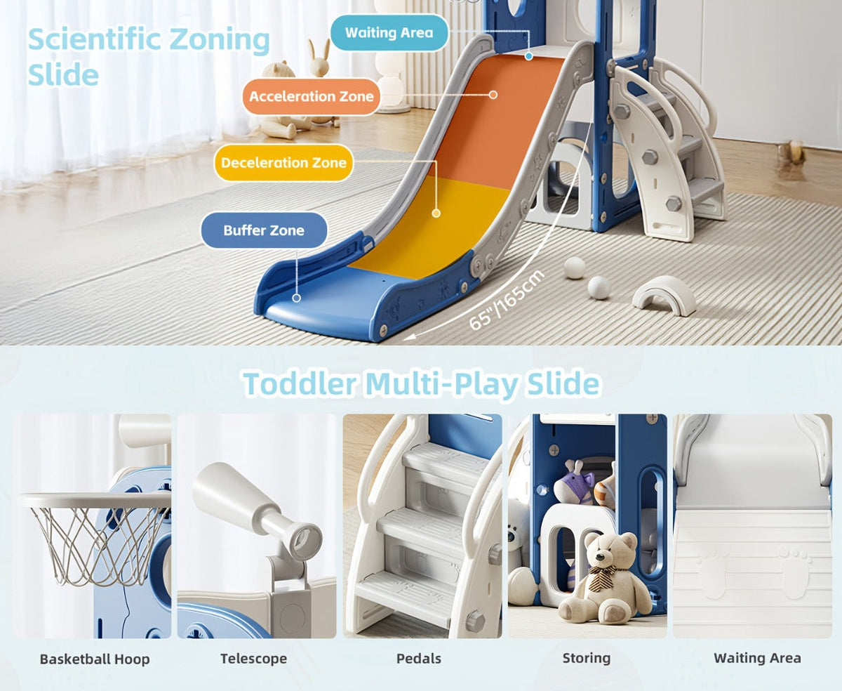 Toddler Slide & Climber Playset L-Shaped Indoor Outdoor Playground with the Listed Color, Size or Set Options for Everyday Us