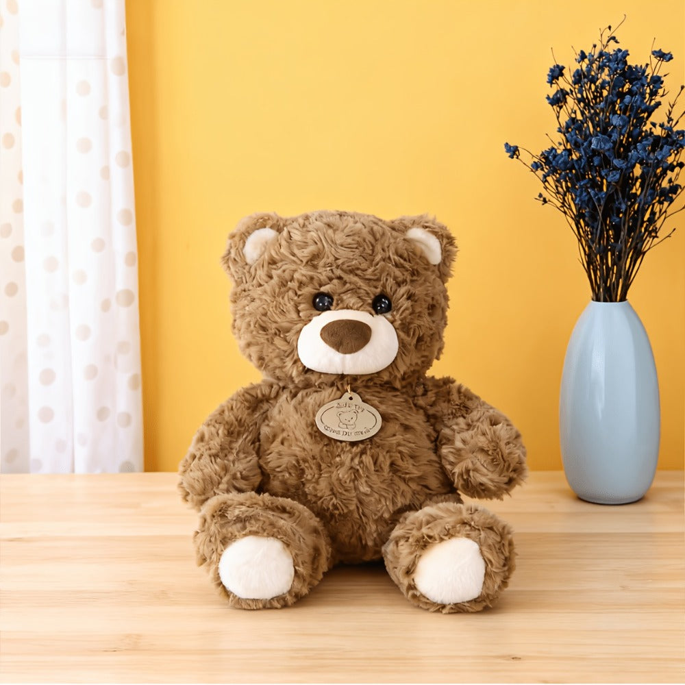 Plush Toy Oversized-Style Teddy Bear in Beige or Brown with Classic Seated Bear Details and Gifting — image 12