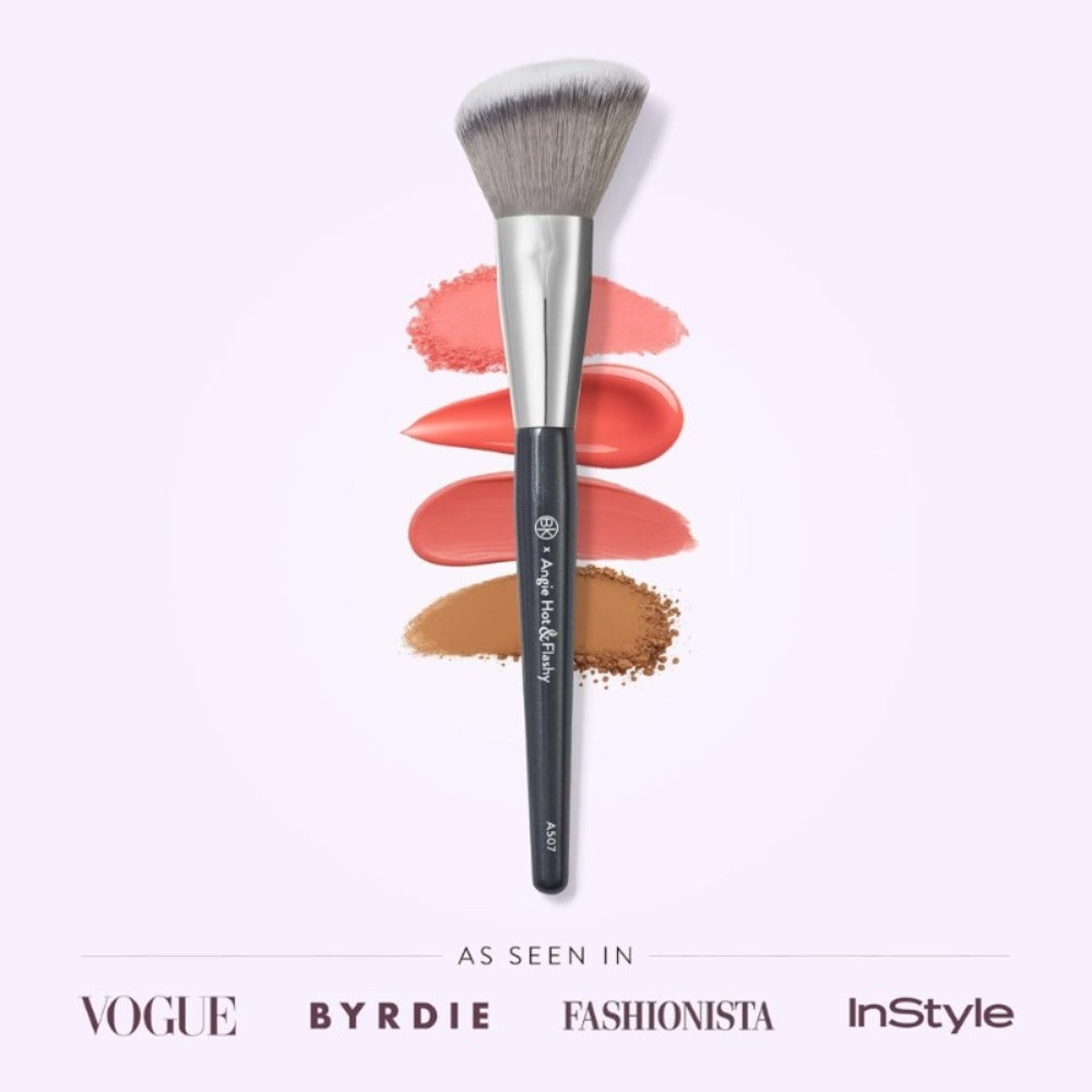 Highlighter Powder and Brush Set 2pcs for Women, Baking Formula High Gloss Illuminating Powder with Blush Brush — image 2