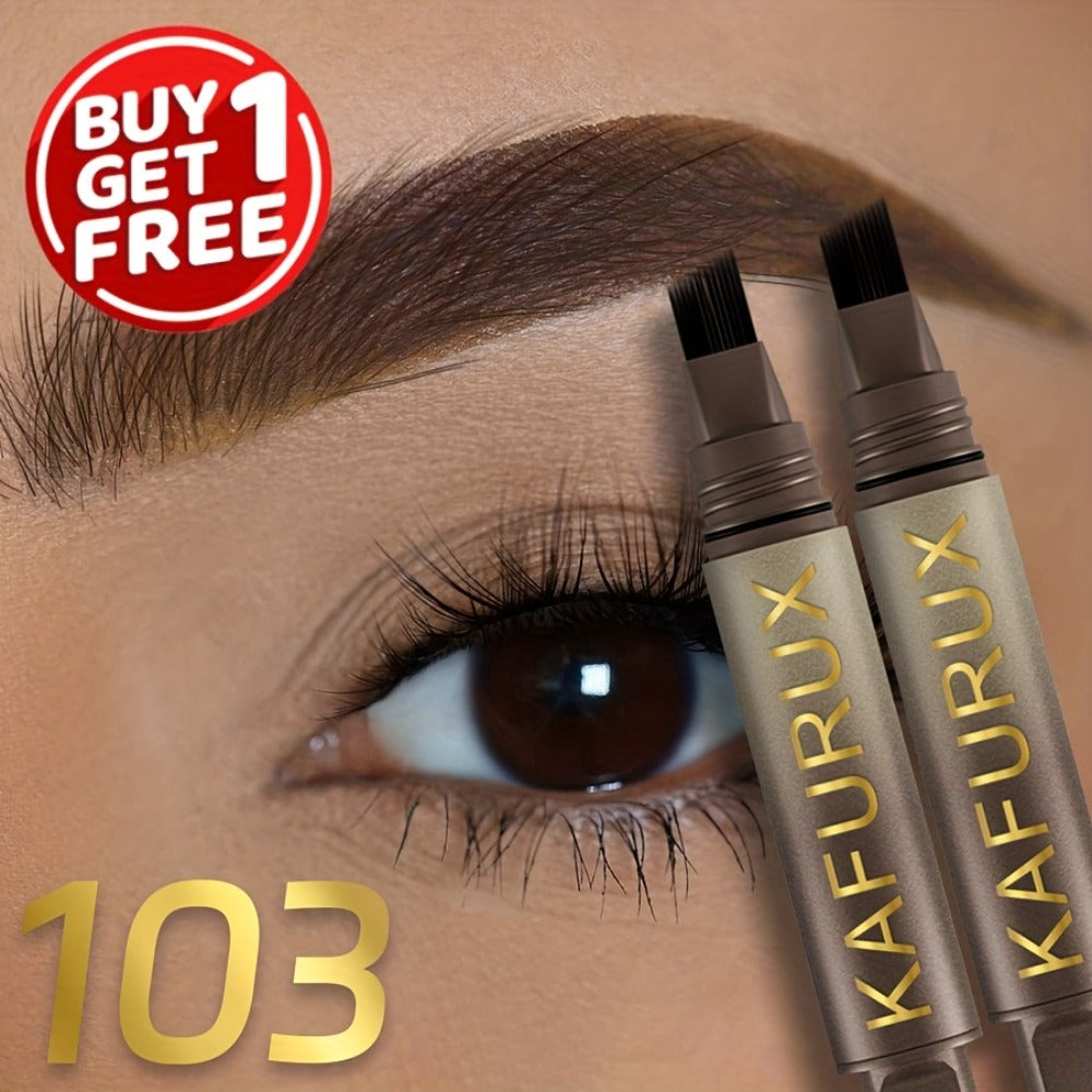 Eyebrow Powder Pencil 2pcs Set, Waterproof Sweatproof Brow Makeup with Setting Formula, Natural Defined Look — image 5