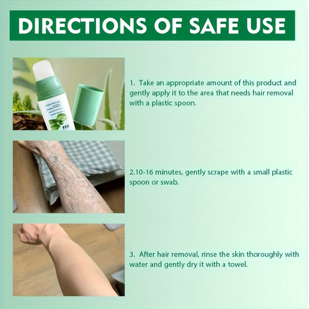 Hair Removal Cream ROZINO 100g Aloe Vera and Squalane Tube with Carton for External Body Grooming — image 11