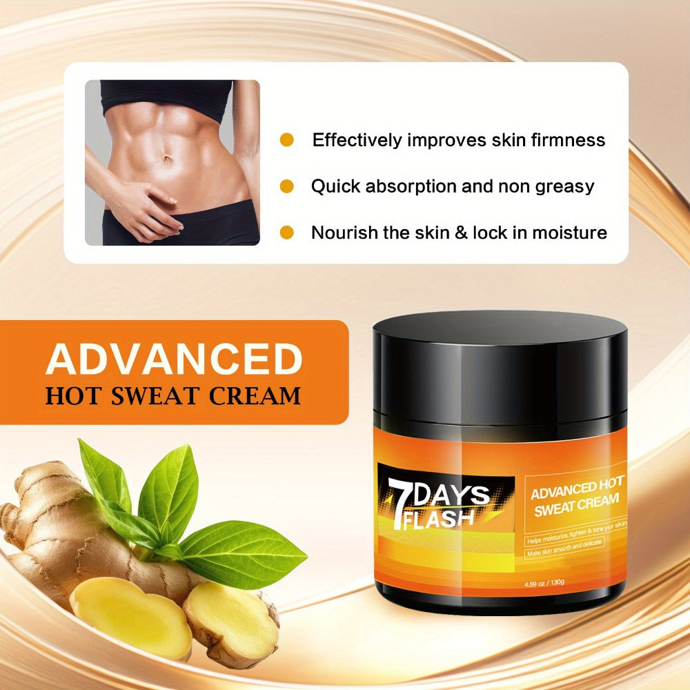 Body Cream 7DAYS FLASH 202g Jar with Glycerin, Hyaluronic Acid, Ginger Oil and Garcinia Cambogia Extract — image 2
