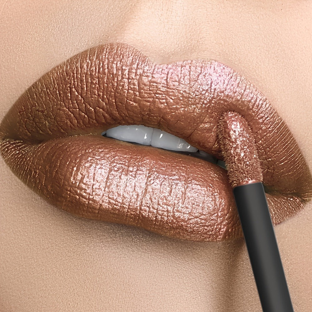 Metallic Shimmer Lip Gloss with Wand Applicator and Eleven Numbered Shade Options from 13 to 24 — image 18