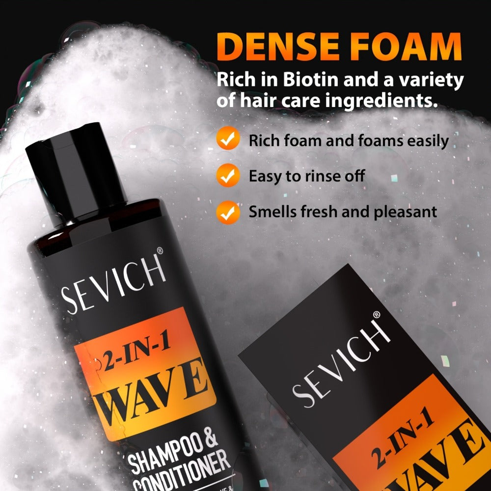 360 Wave Shampoo & Pomade for Men 2-in-1 with Biotin & Glycerin, Deep Cleansing Conditioning Formula — image 6