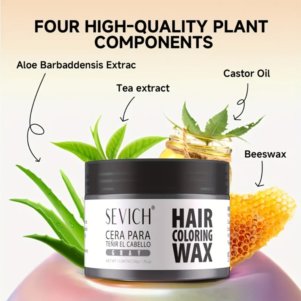 Instant Color Hair Wax 10 Shades – Temporary Hair Dye Wax Strong Hold Styling for Parties, Cosplay, Festivals & Halloween, Ea