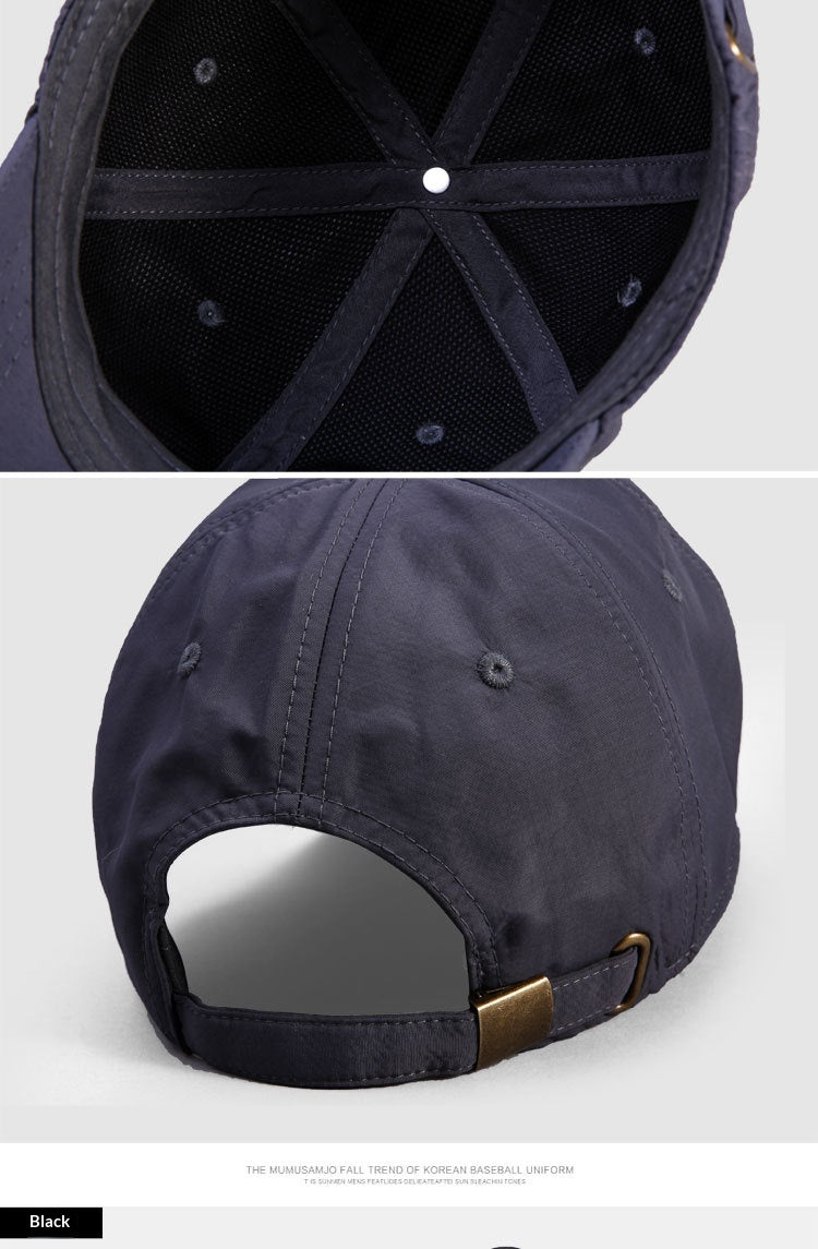 Outdoor Baseball Cap With Breathable Light Plate And Big Head Circumference