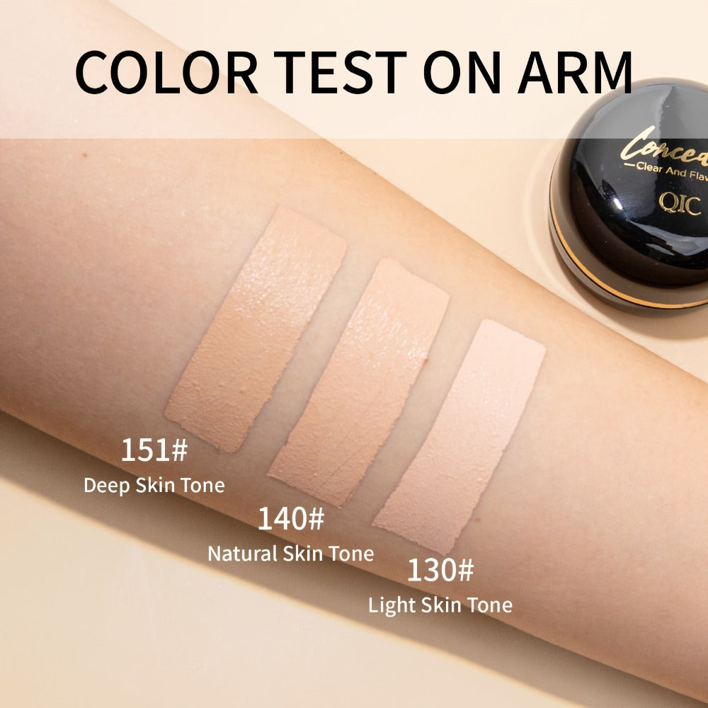 Concealer Cream Set 2pcs Full Coverage – Waterproof Matte Finish, Plant-Based Squalane, Buildable Coverage for Dark Spots — i