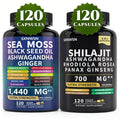 Adaptogen Energy Supplement with Sea Moss & Shilajit, 7-in-1 Formula with Black Seed Oil, Ashwagandha — image 7