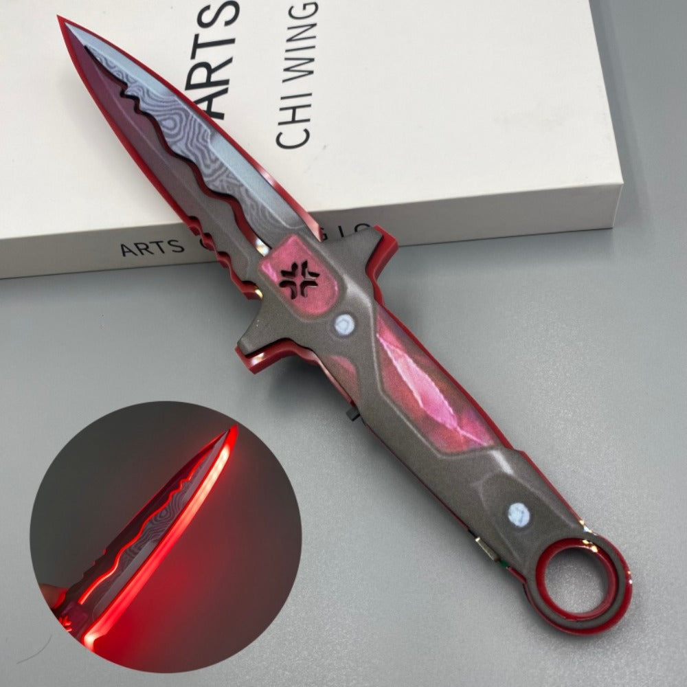 LED Light-Up Katana Toy Sword, Anime Cosplay Prop for Kids & Teens, Glowing Samurai Ninja Sword, Halloween Party Photo Prop —