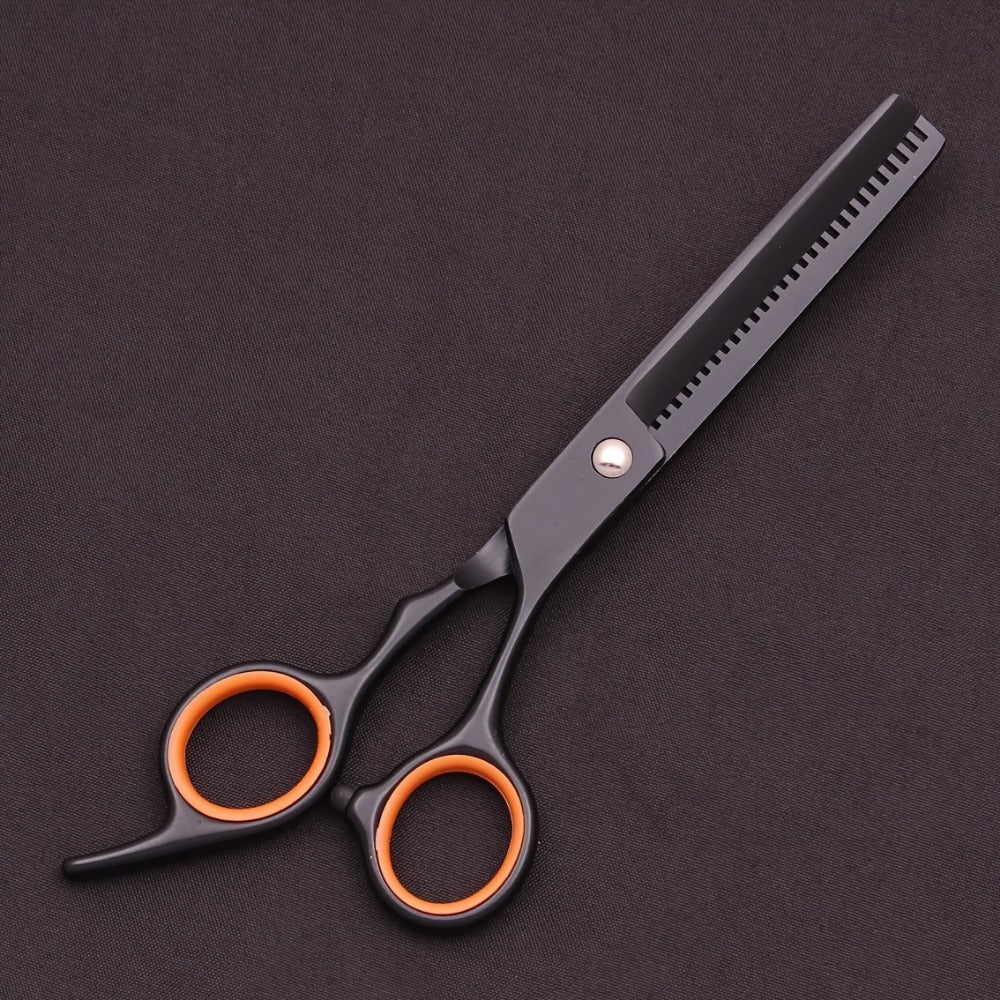 Hair Scissors Set 3 Pieces Japanese Steel – 6 Inch Thinning Shears, Razor Comb & Detangling Comb, Ambidextrous Texturizing Ki