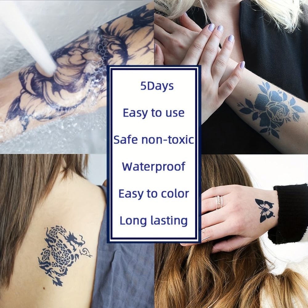 Tattoo Ink 8-Bottle Mixed Color Set with One Kit Configuration and Color Selection with Item-Specific Color, Capacity and Bot