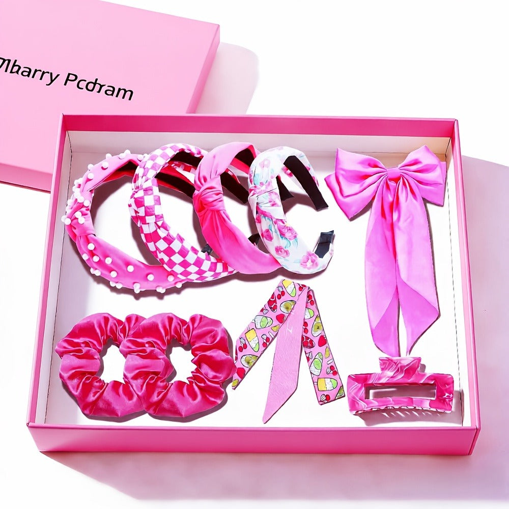 Hair Accessories Mixed Headband, Hair Clip, Hoop and Elastic Set in Fourteen Color Combinations — image 20