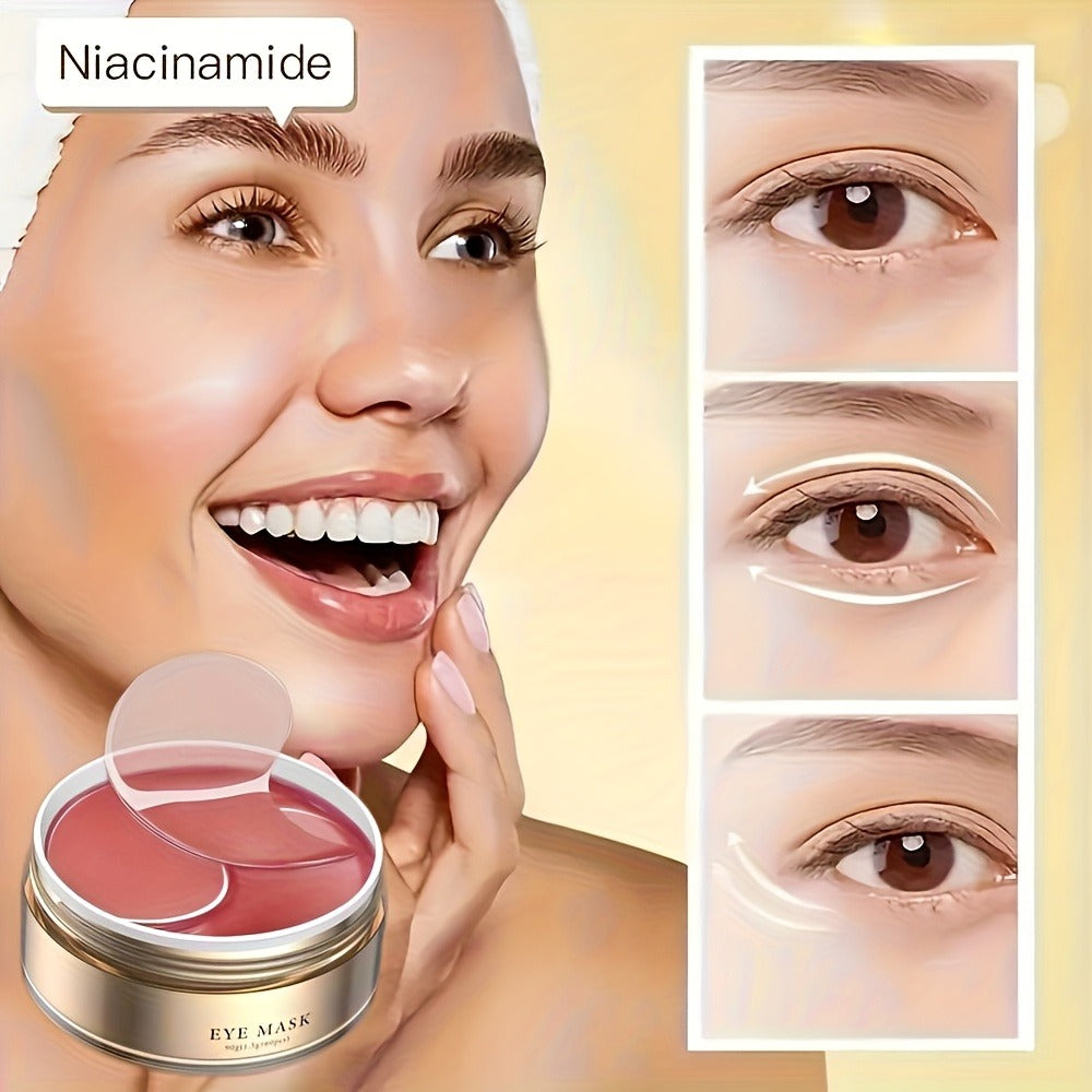 Pink Jar-Style Under-Eye Patches with Wide Finger Tabs and One- or Two-Box Caffeine Package Options — image 7