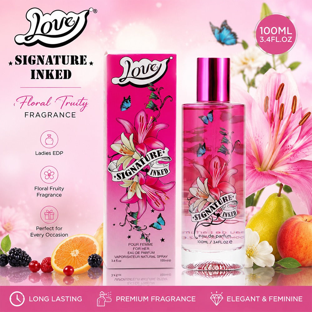 Eau de Parfum Fruity Collection for Women 100ml in Pink Bottles with 4-Note Source Profile — image 4