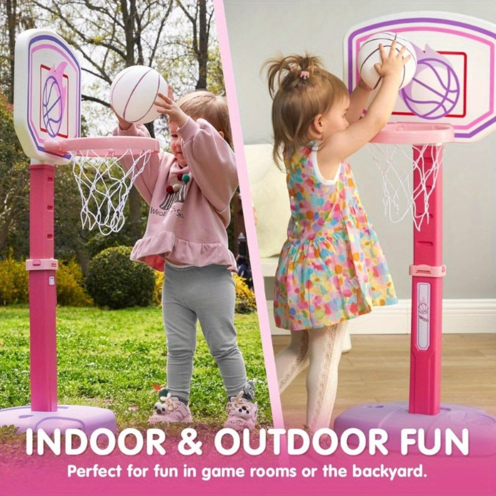 Toddler Basketball Hoop Adjustable Height 2.5-3.5ft Kids Basketball Goal with the Listed Color, Size or Set Options for Every