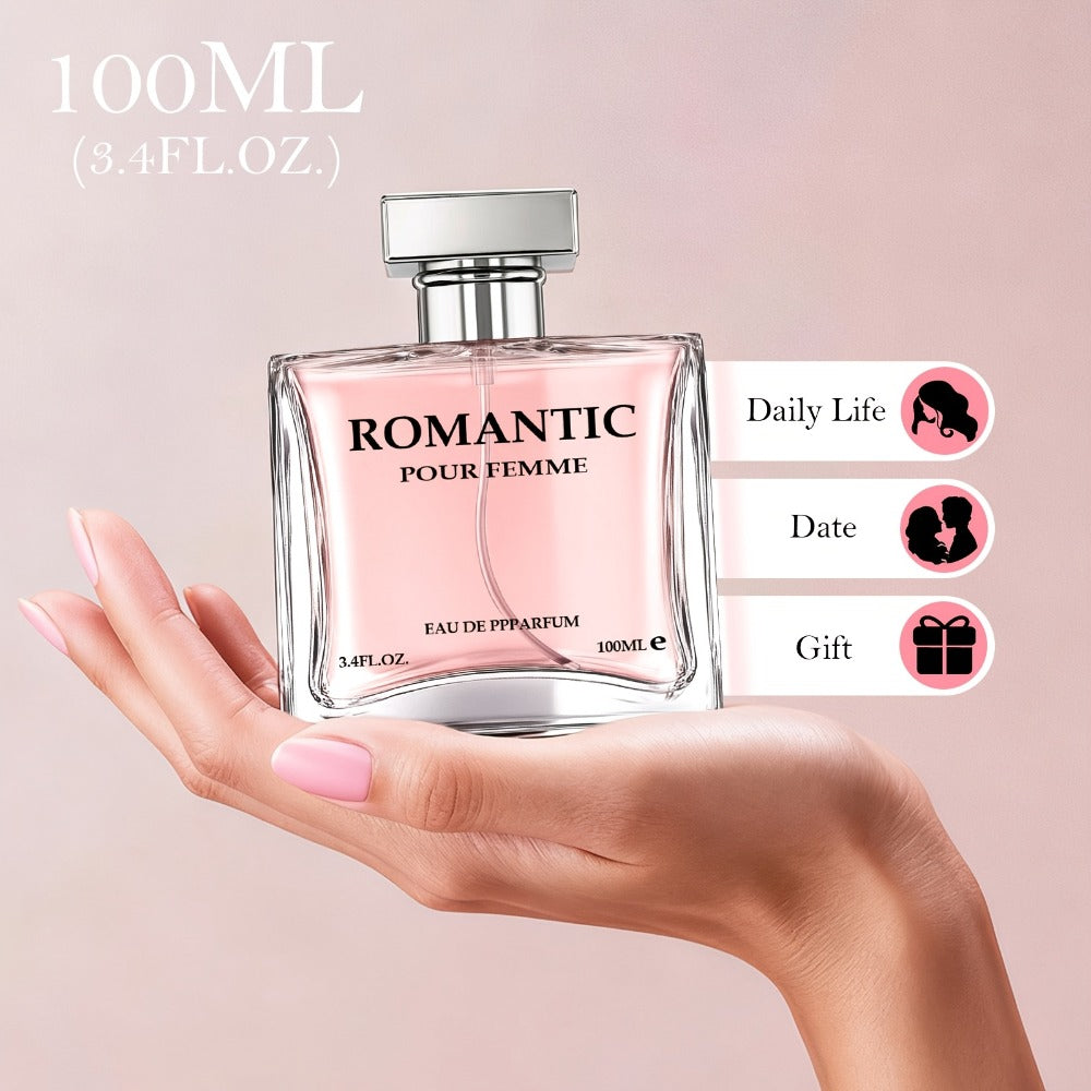 Perfume for Women Two-Pack of 100ml EDP Sprays with Rose, Chamomile, Lemon, Lily, Violet, Musk and Wood — image 7
