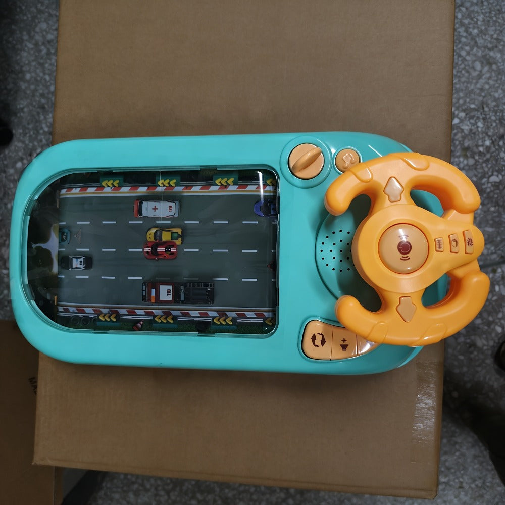 Electronic Racing Steering Wheel Game Toy with 200 Pictured Levels, Two Speeds and Yellow or Green Options — image 6