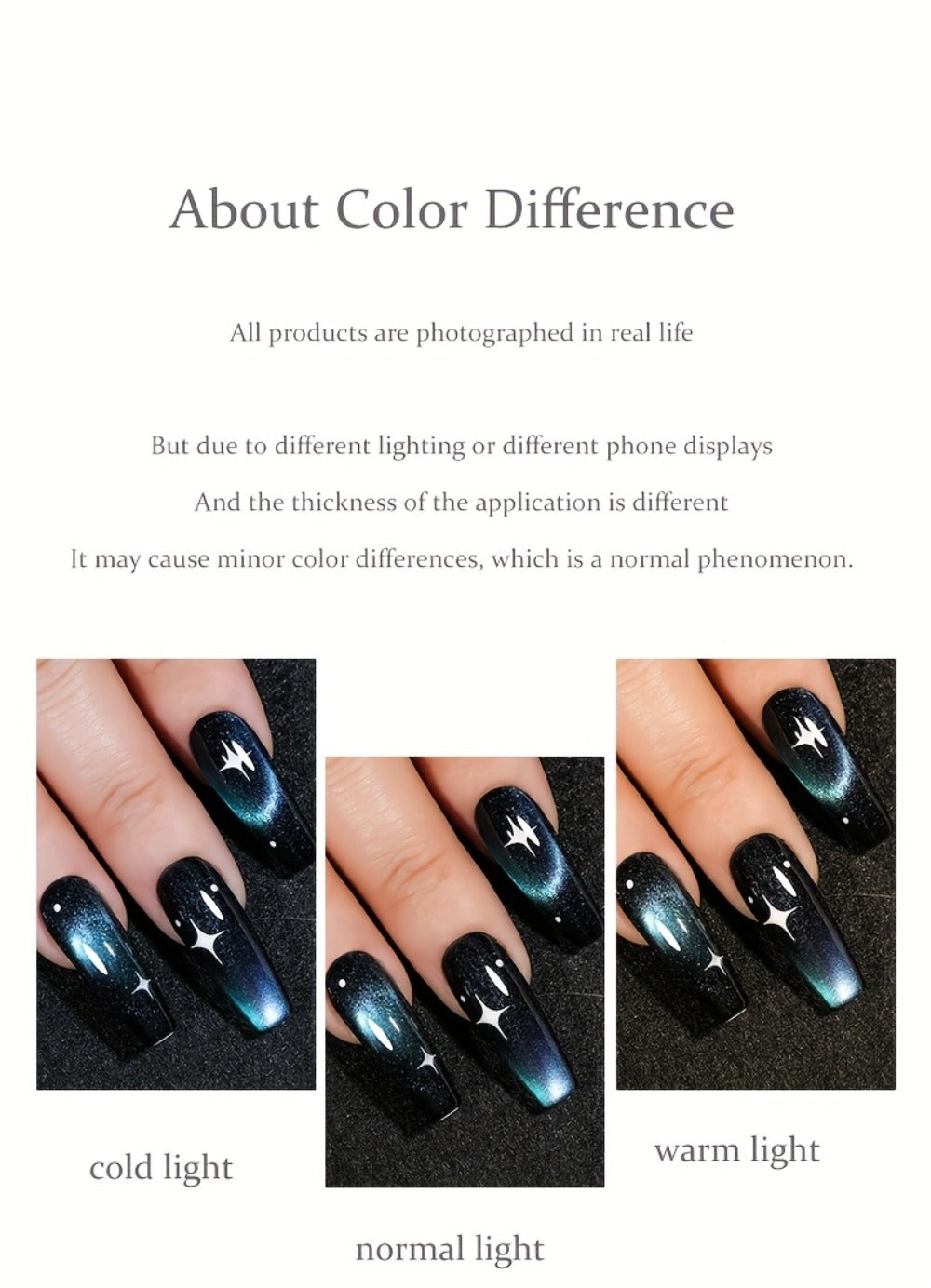 Dopamine Cat Eye Gel Polish Set with Six Magnetic Colors and Photo Frame Bottles for UV LED Nail Art — image 17