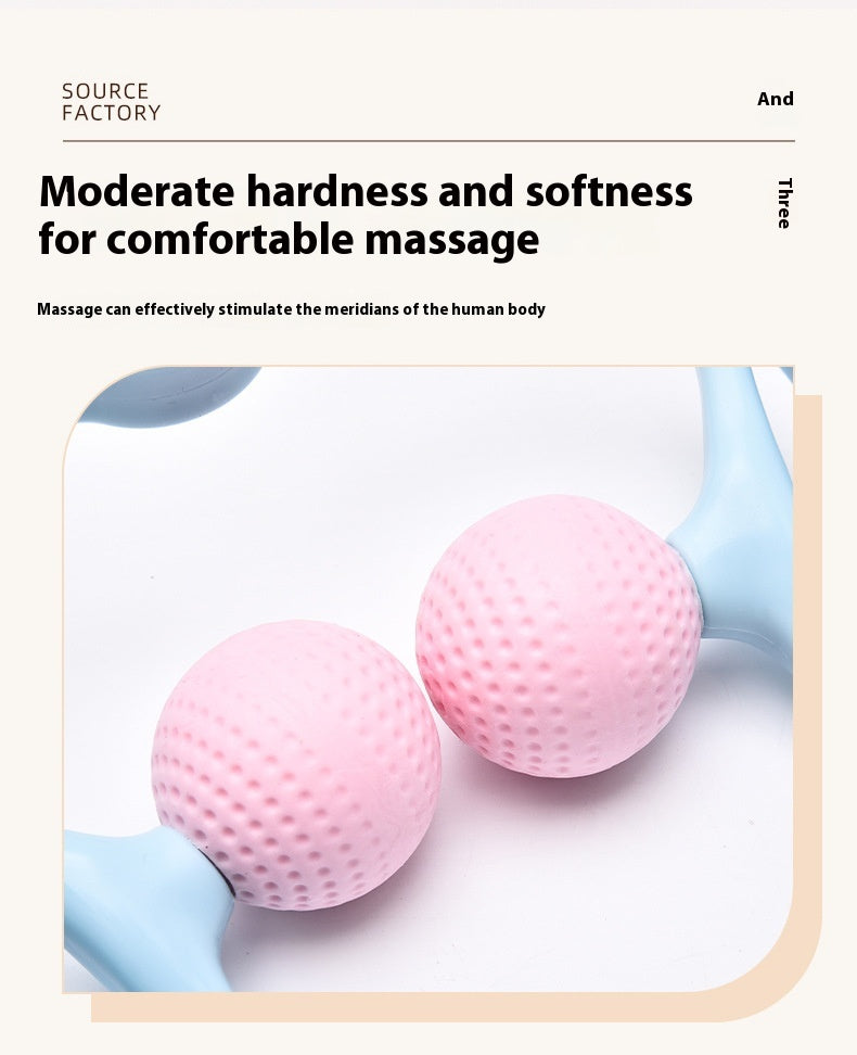 Double Ball Manual Neck Massager Shoulder Neck
