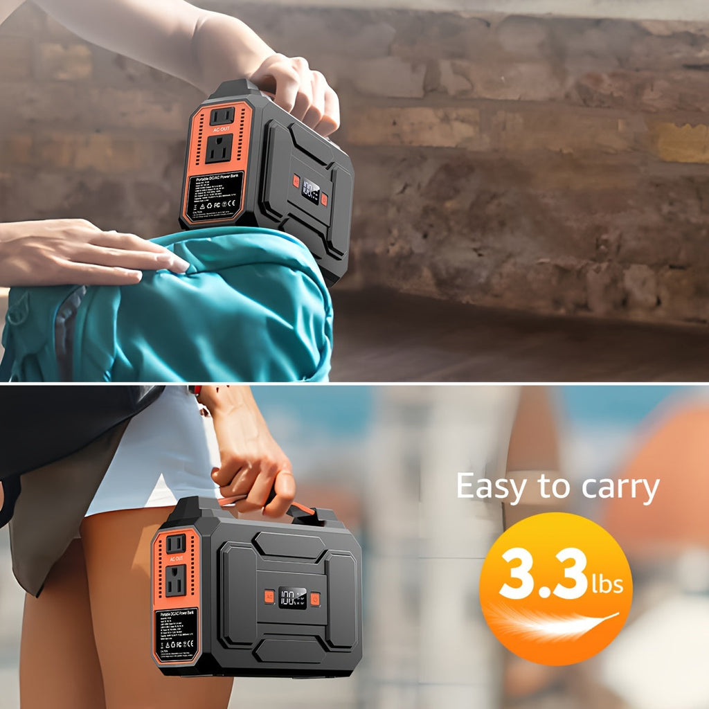 Portable Power Station with 146Wh or 300W Source Configurations, AC, DC, USB and LED Light — image 4