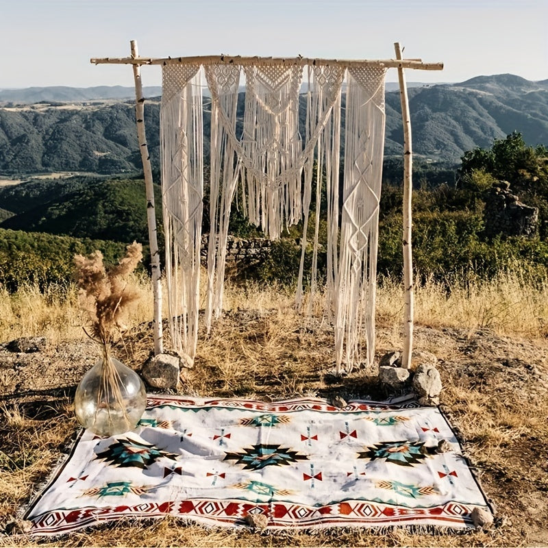 Picnic Blanket Bohemian | Camping Mat Tablecloth Sofa Blanket Indoor Outdoor Universal Carpet — image 12