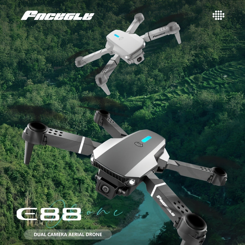 E88 Foldable Drone with Dual Camera with the Listed Color, Size or Set Options for Everyday Use — image 17