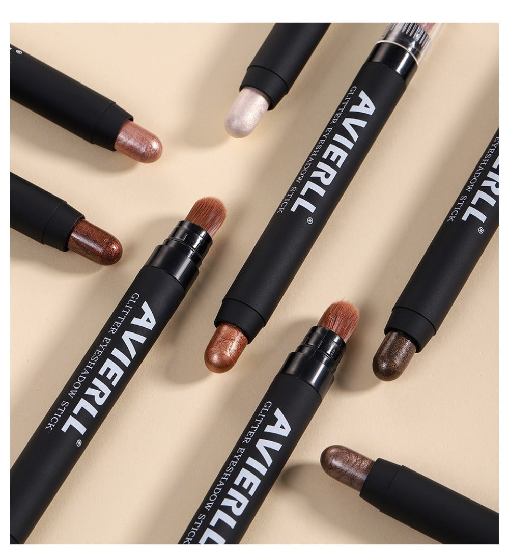 Waterproof Eyeshadow Stick Set 8 Piece, Shimmer, Pearlescent & Matte Eye Shadow Pencils, Creamy Blendable Formula — image 22