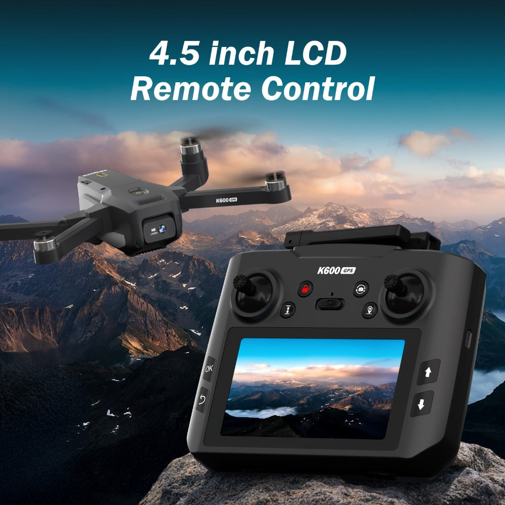 GPS Follow Me Drone Under 250g 4.5 Inch LCD Screen Camera Drone Auto Return with the Listed Color, Size or Set Options for Ev