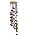 Copper Wind Chime – 48-Bell Vintage Metal & Solid Wood, 30 Inch Outdoor Patio Garden Gift — image 1
