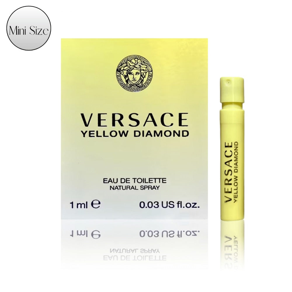 Perfume Sampler Set for Women Versace Collection 12 x 1ml Fragrance Discovery Kit Try Before for Bath Time, Home Spa and Pers