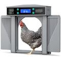 Chicken Coop Door, Timer Light Sensor Anti-Pinch Auto Open for Garden, Patio and Yard Use, with Listed Configuration — image 