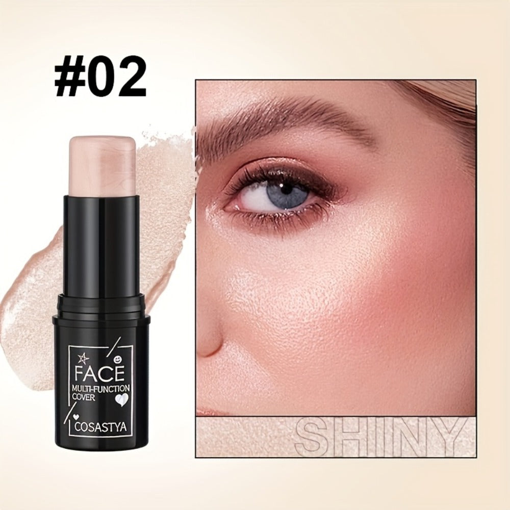 Blush Stick Makeup Set 6 Piece, 3-in-1 Waterproof Blush Eyeshadow Touch-Up Sticks, All-Day Glossy Shimmer — image 13