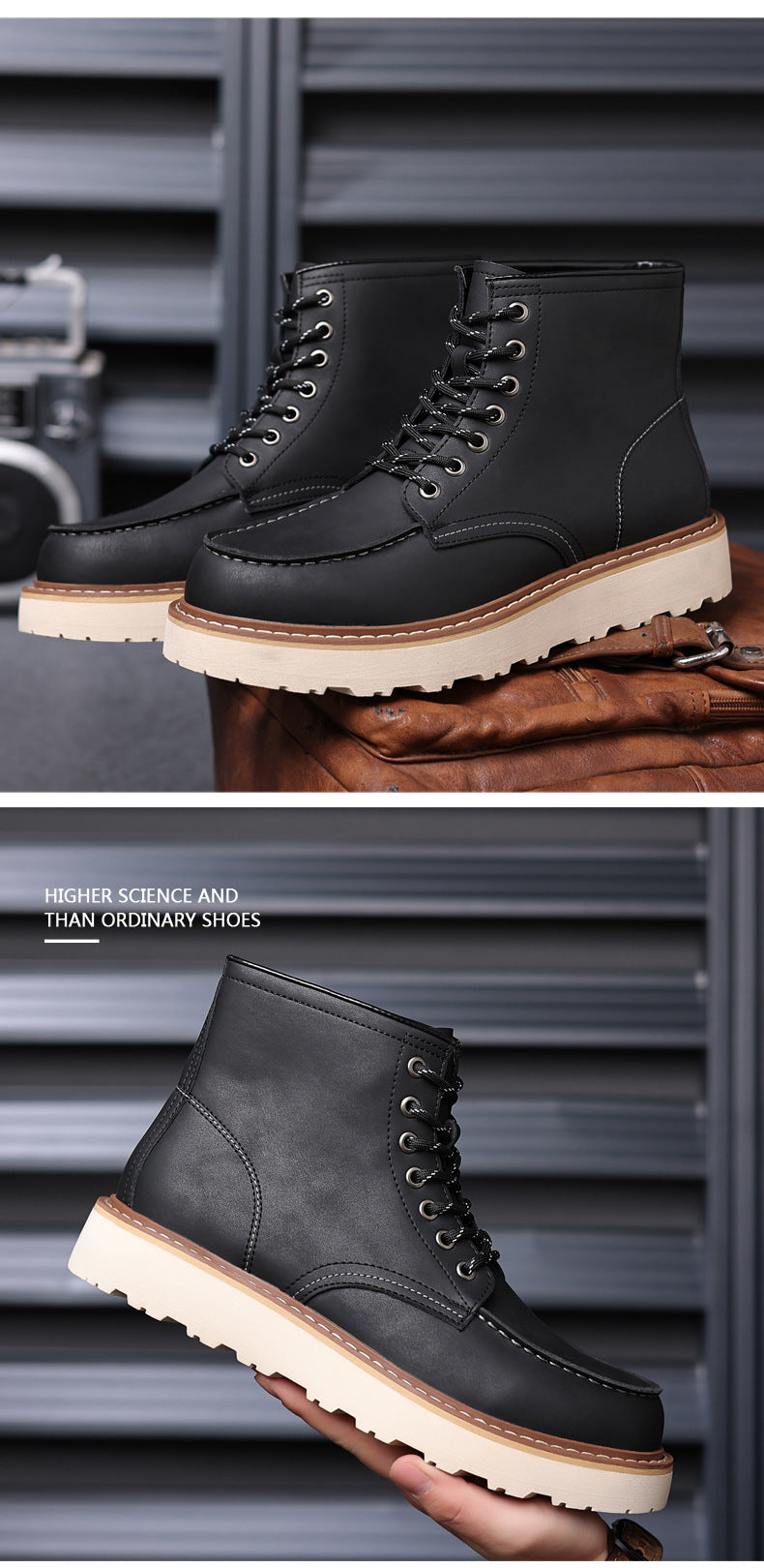 2023 Men's Waterproof Anti-slip Martens Boots