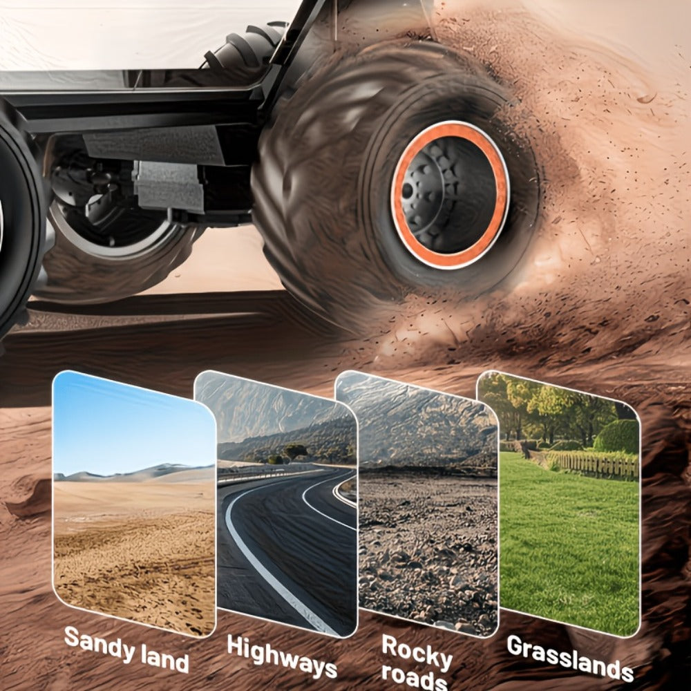 1:12 Scale RC Monster Truck 4WD, Remote Control Cybertruck & Pickup Truck with LED Lights & Sound Effects — image 5