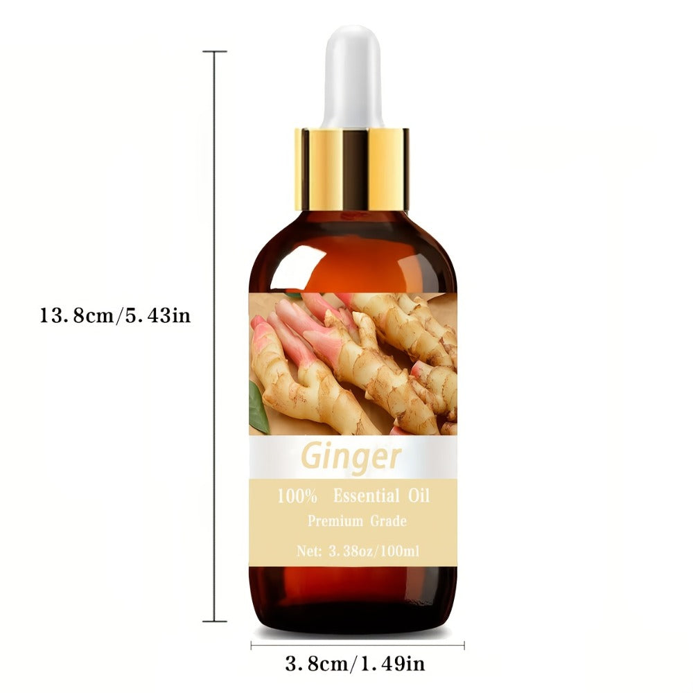Essential Oil Ginger Blend with Hyaluronic Acid and Vitamin C in 100ml Bottle for Scalp, Face and Body — image 5