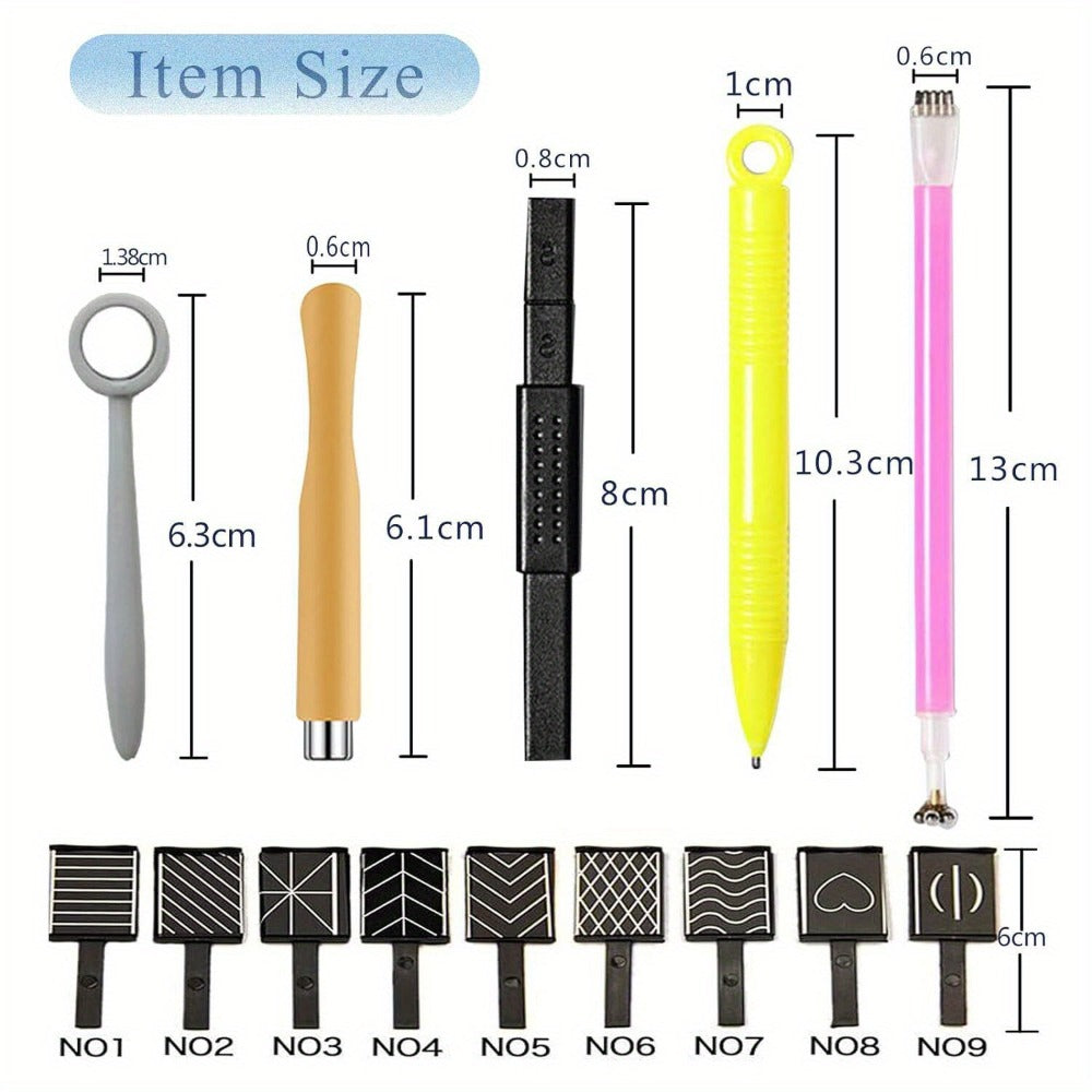 Cat Eye Gel Polish Kit 14Pcs Magnetic UV Nail Polish Set with Magnet Pen, 3D Shimmer Cat Eye Nail Art — image 2