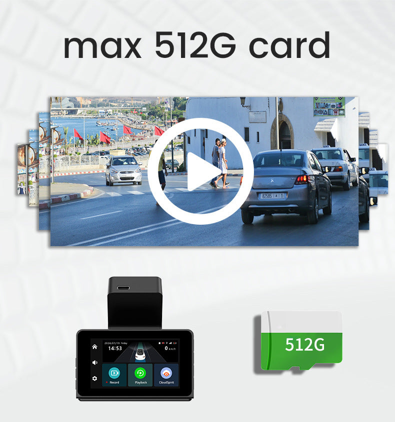 2K HD Wi-Fi Rearview Camera Car HD Dash Cam