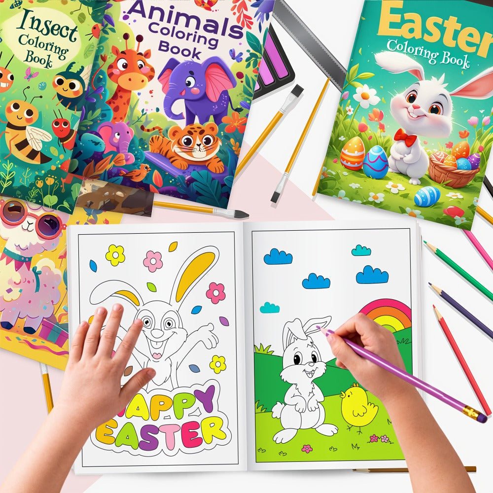 Kids Coloring Books Bulk 26 Pack, Dinosaur & Animal Designs for Birthday Party Favors, Goodie Bag Stuffers — image 7