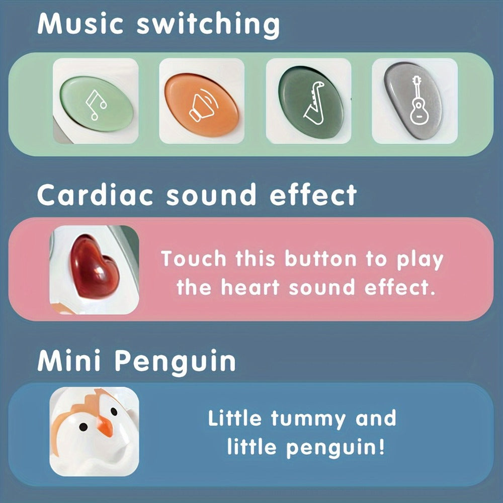 Interactive Dancing Penguin Baby Toy with Music, Lights & Crawling Motion – Infant Tummy Time Learning Toy — image 4