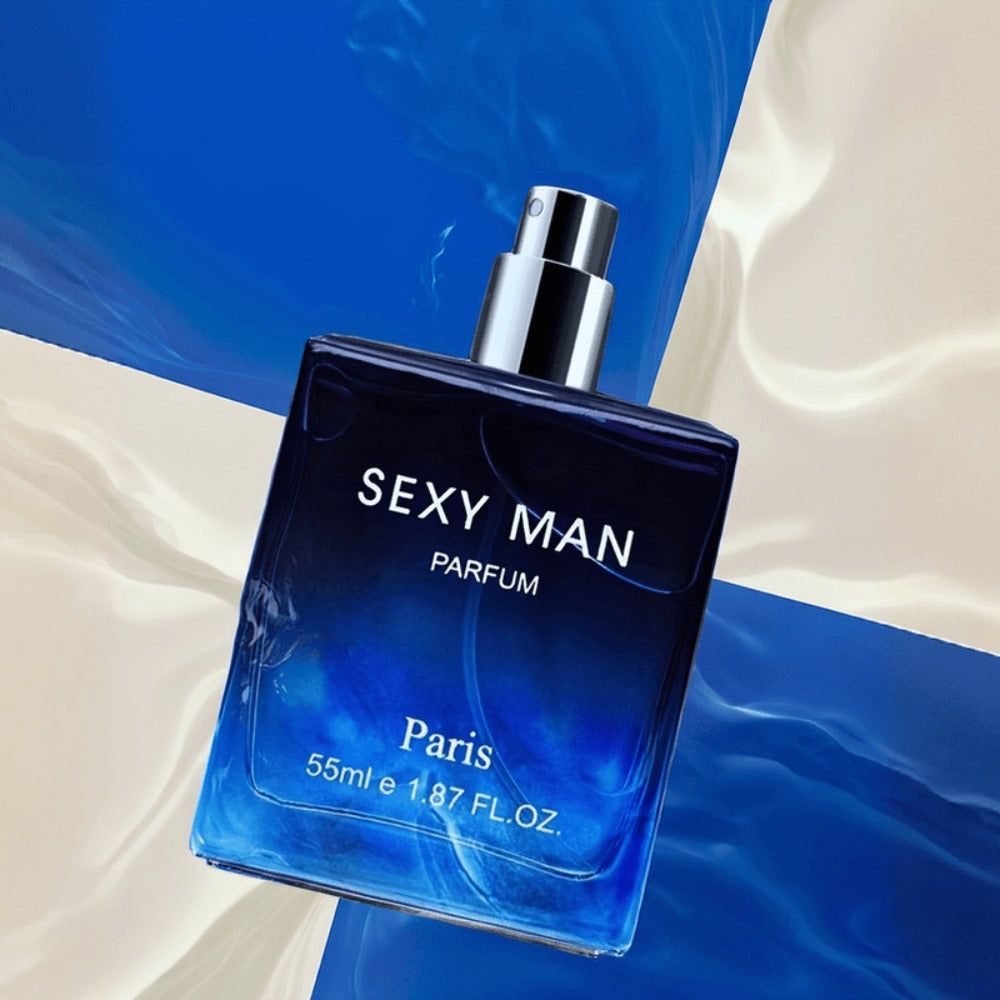 Cologne Spray for Men SEXY MAN Two-Bottle Set with 7054A and 7054B Color Options and Gift Vial — image 8