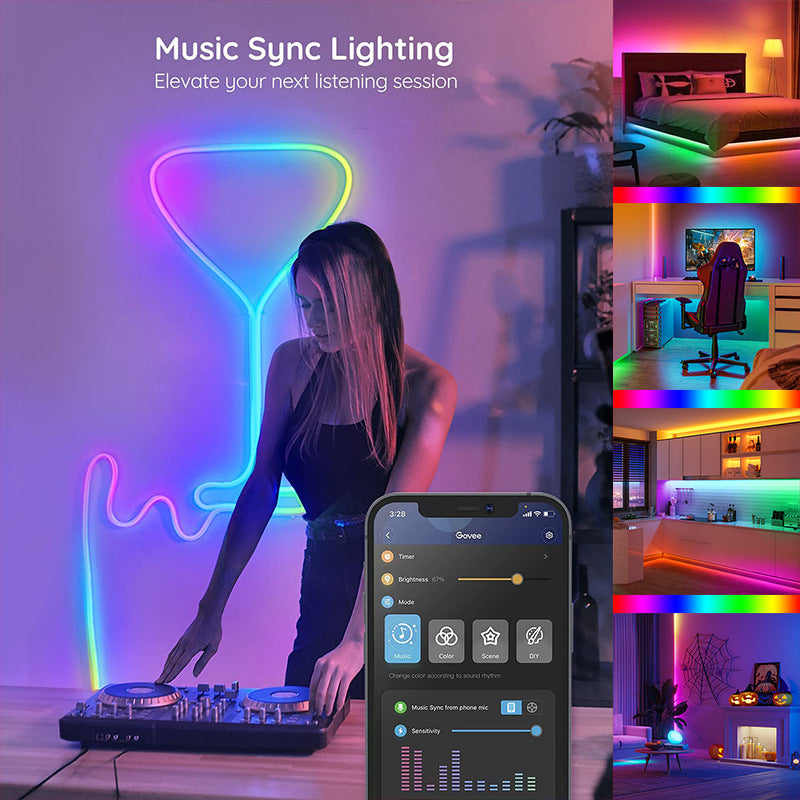 RGB Color-changing 5V Magic USB Light Strip