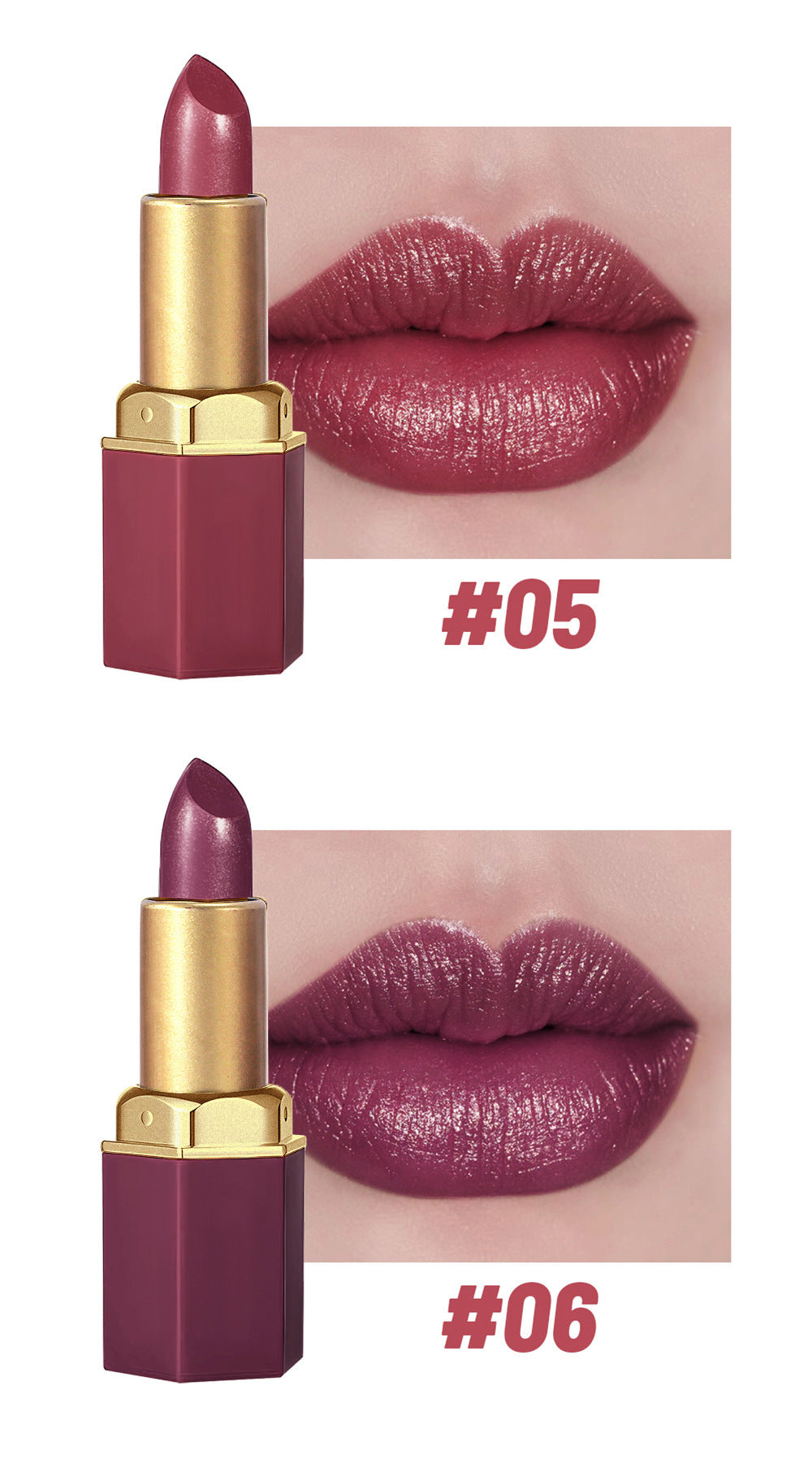 6-piece Lipstick Pearl Velvet Lipstick Set