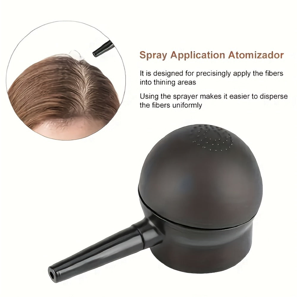 Hair Thickening Fibers Set 2-in-1 with Applicator Spray - Instant Volume & Fuller Look for Thinning Hair — image 29