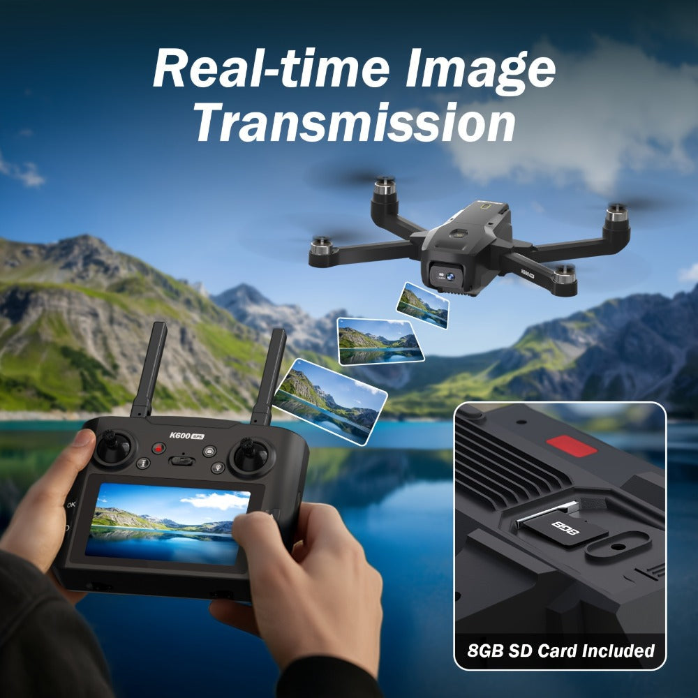GPS Follow Me Drone Under 250g 4.5 Inch LCD Screen Camera Drone Auto Return with the Listed Color, Size or Set Options for Ev